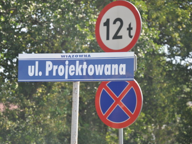 ul. Projektowana, Wiązowna Kościelna