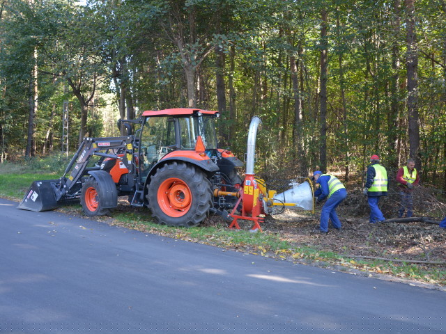Prace porządkowe na terenie gm. Wiązowna